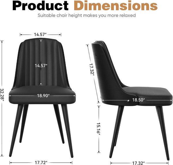 Ebern Designs Nalupatio Upholstered Back Side Chair Wayfair